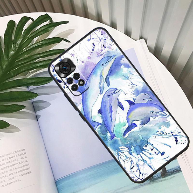 Чехол Ocean Dolphin Для Xiaomi Redmi Note 14 13 10 11 12 15 Pro Plus Чехол Для Redmi 15 13C 12C 10C 14C 15C