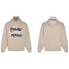 Broken Planet Letter Foil Print Oversized Fleece-Lined Hoodie Men Women Casual Streetwear