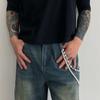Tassel Pearl Waist Chain Zinc Zinc Zinc Alloy Pants Chain Fashion Tassel Jeans Chain  Jeans