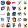 50pcs Disney Marvel Movie Avengers Mixed Heroes Assemble Stickers Waterproof Phone Laptop Luggage Guitar Notebook Decal Sticker