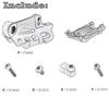 Защита направляющей цепи мотоцикла для Husqvarna Norden 901 HUSQVARNA NORDEN901 2022 2023