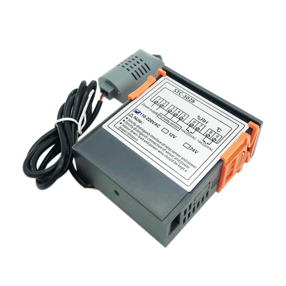STC 3028 Digital Temperature Humidity Controller Meter Intelligent Thermostat Humidistat Thermometer Hygrometer for