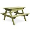 VidaXL Children's Picnic Table with Benches Impregnated Pinewood 45148