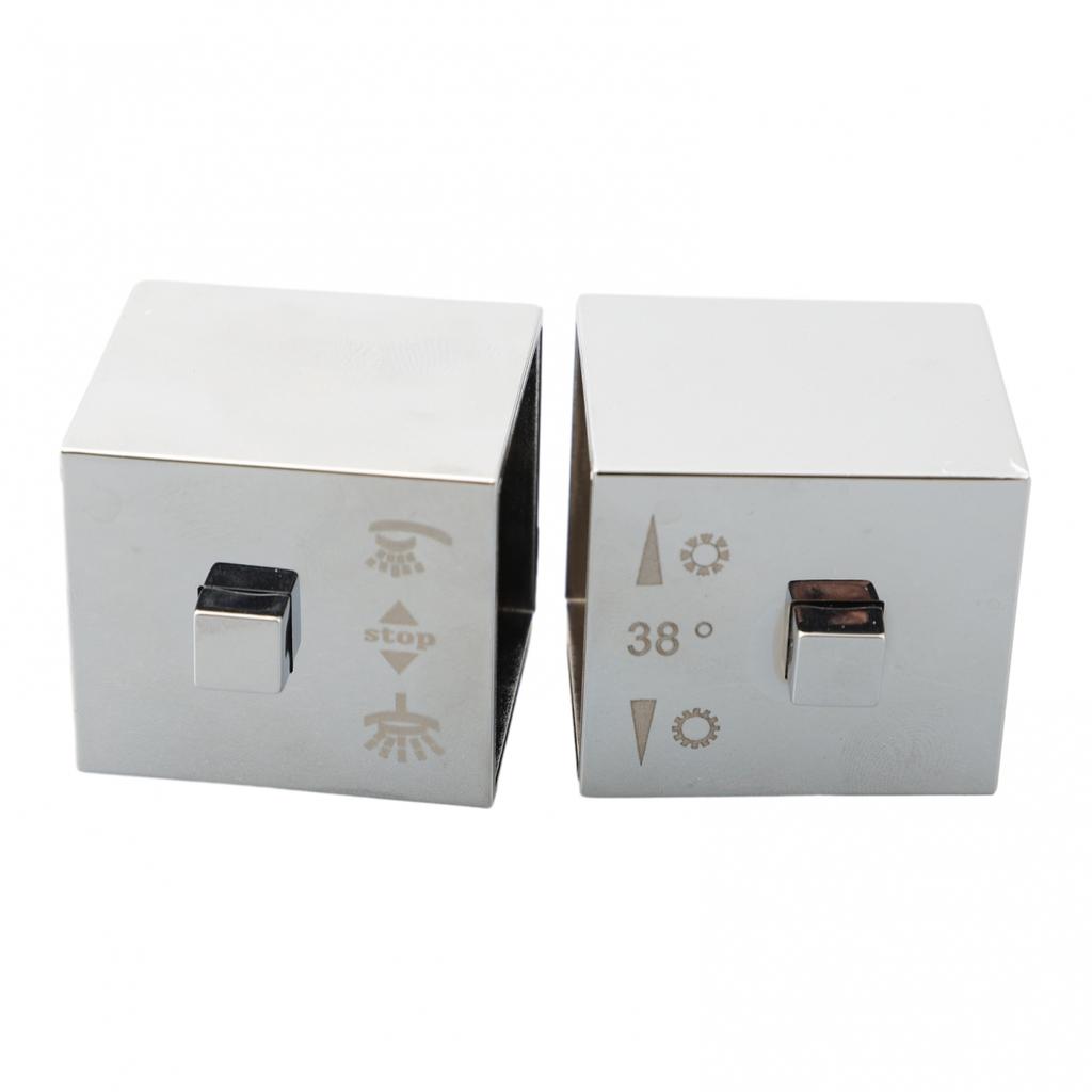 1 Pair Control Knob For SMA Thermostatic Bath Shower Mixer Accessory