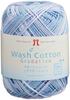 Hamanaka Washed Cotton Gradient Wool Thick Light Blue 40g 102m 10 Ball Set 2333 Col.309 Approx.