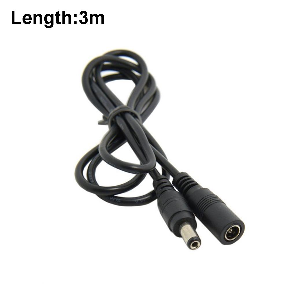 3M 5M DC 12V профессиональный черный высококачественный адаптер для камеры видеонаблюдения для домашней безопасности удлинительный кабель питания