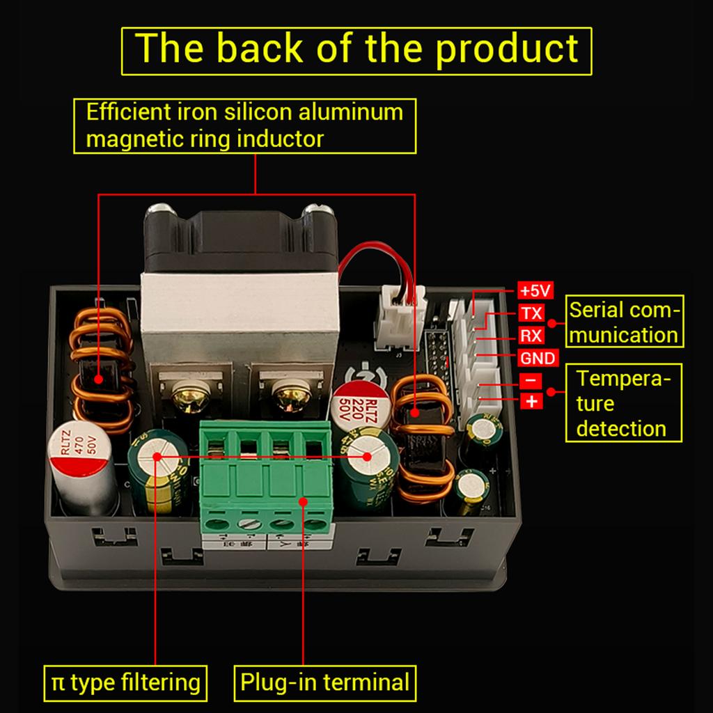 150W Voltage Regulated Power Supply Step Down Boost Voltage Regulator Constant Voltage and Current Charging Module