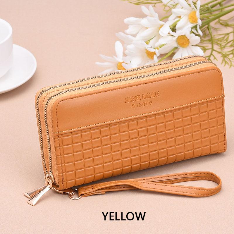 Длинный кошелек женский высококачественный модный кошелек большой емкости изысканный мягкий кошелек клатч женский