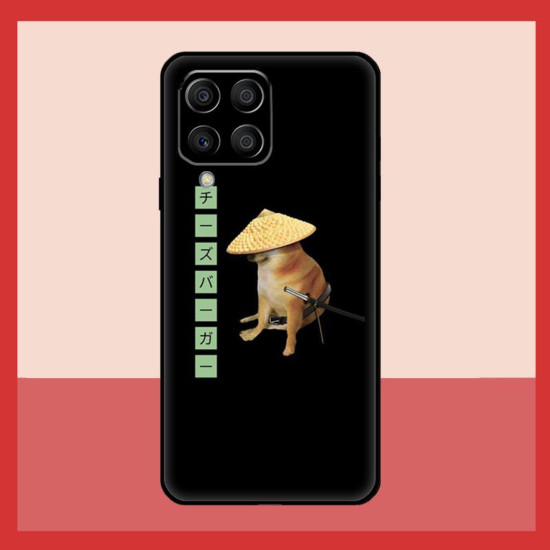 Cheems Doge Meme Funny Doggy Case For Samsung Galaxy M12 M52 M06 M16 M36 M56 M33 M15 M55 M31 M13 M14 M53 M32 M35 M34 M54