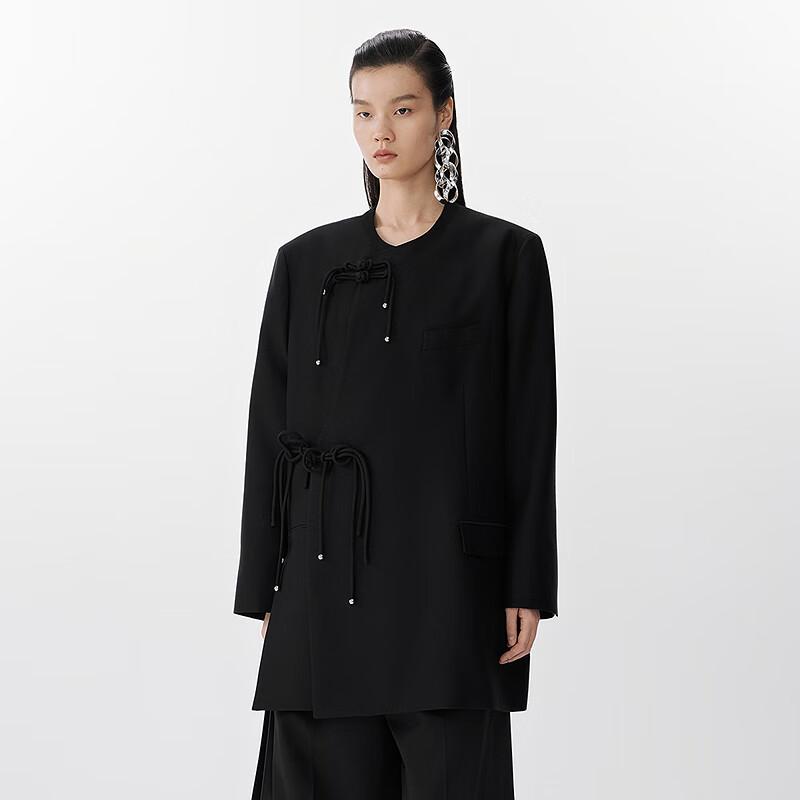 JNBY 2025 Spring Loose Round Neck Blazer