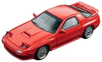 FREESTYLE AT MODEL Масштабная модель Mazda RX7 FC3S Infini Красный Блистерная упаковка Готовое изделие AT64009 1/64