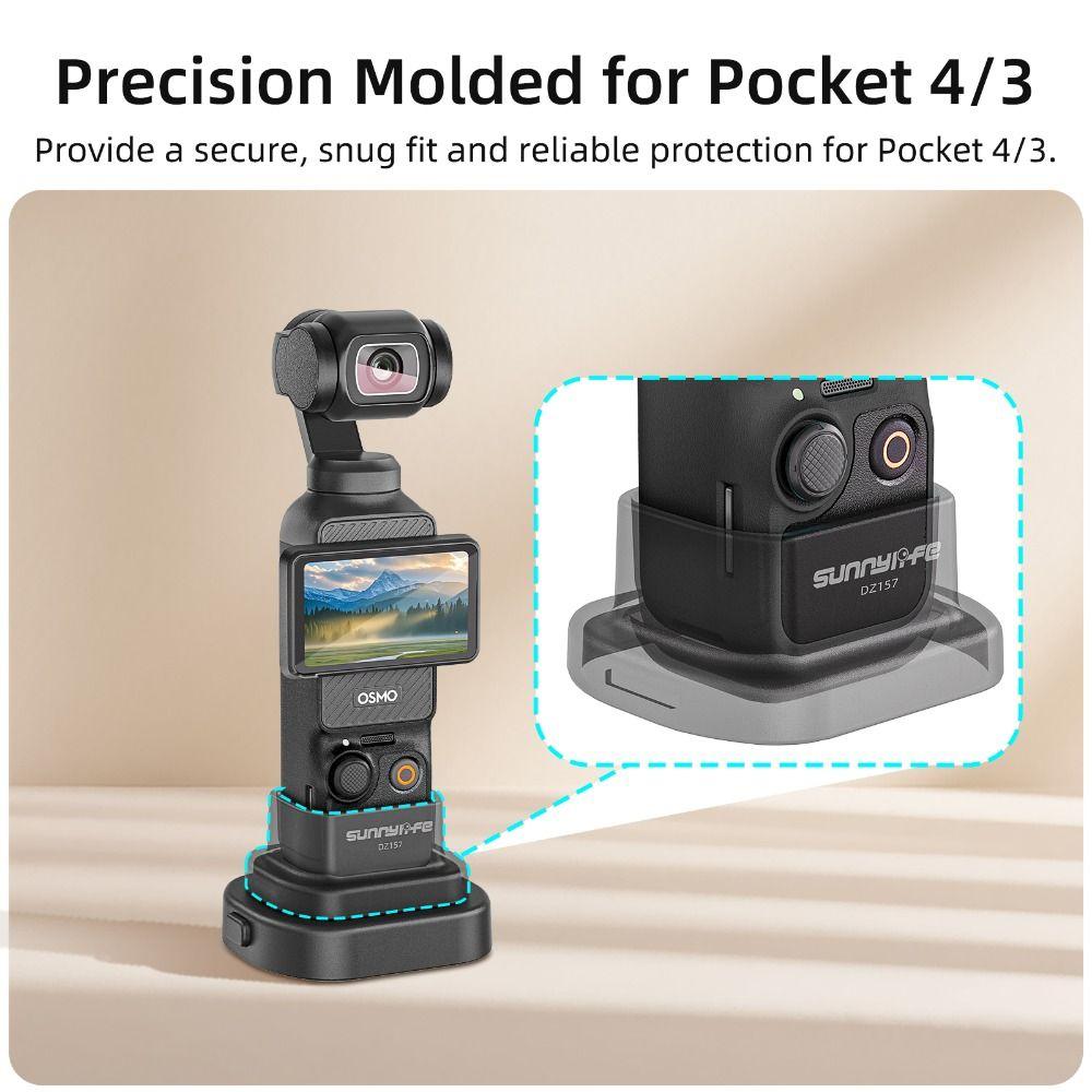 Detachable Stand Holder 2-IN-1 Extension Mount for DJI Osmo Pocket 4 3 Action Camera Accessories