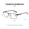 Men Business Reading Glasses Frame for Reader Mens Presbyopia Blue Light Blocking Eyeglasses Classic Hyperopia Spectacles Diopte