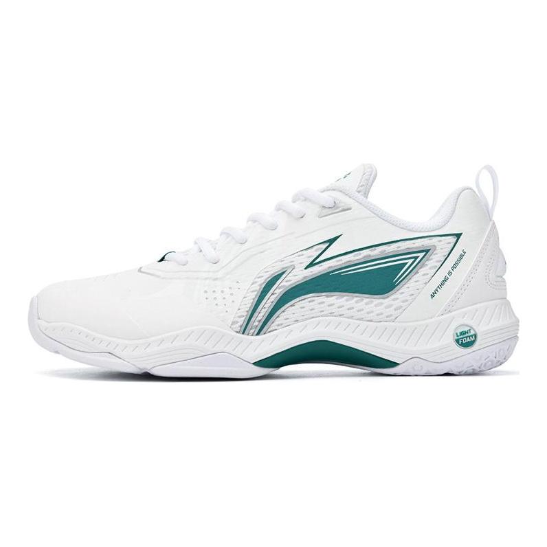 Li Ning Saga 3LITE ПУ, Текстиль Нескользящие, Износостойкие, Дышащие Покрытие Низкие Бадминтонные Кроссовки Унисекс AYZT003-4
