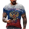 New Fashion Russia Flag 3d Print Men'S Russia Bear T-Shirt Short Sleeve Men'S Clothing Streetwear Oversized Top