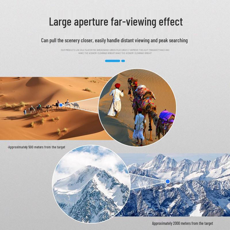 Douyin 16X52 High Magnification Dual Adjustment Monocular Telescope for Outdoors & Concerts