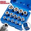 14PCS/Set External Hex Wrench Head Star Socket Set E4-E24 E-Torx Socket Set  Automotive Repair