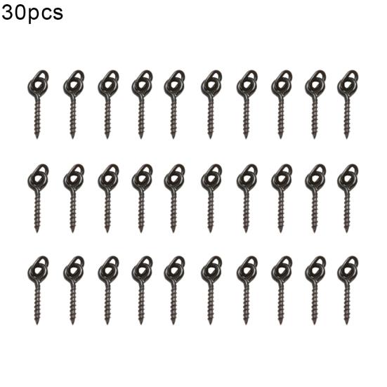 Металлические винты с овальной петлей 12 мм для рыболовных снастей для ловли карпа, инструменты для всплывающих оснасток