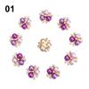 Clothing Garment Decorative Sparkling Crystal Scrapbooking Pearl Rhinestone Sewing Button