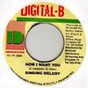 7inch Record SINGING MELODY - How I Want You NONE Digital-B 2000 Jamaica Reggae, Ska & Dub Used