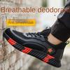 Labor Insurance Shoes Men's Anti-smash and Anti-puncture Light Work Shoes Steel Bag Head Safety Shoes