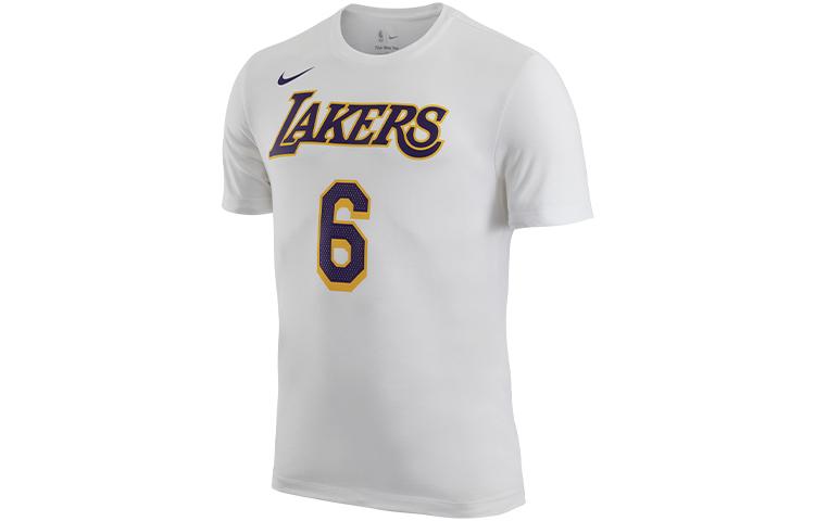 Nike T Shirts Men's White Crew Neck Moderate Straight Fit CV8529-116