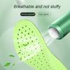NO.8 PU Sneakers Insoles for Shoe Soft Elastic Deodorant Shoe Pads Insole Orthopedic Arch Support Foot Inserts Breathable Air Cushion