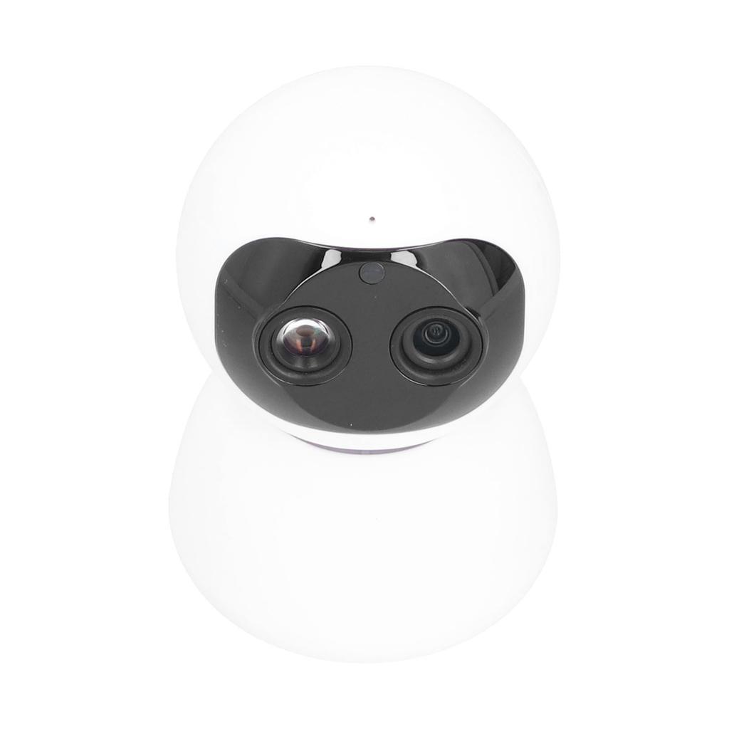 2MP WIFI Dual Lens Camera Robot Surveillance Infrared Night Vision 2?Way Audio 1080P 100?240VUS
