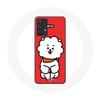 Case for Samsung Galaxy A13 5G BTS Bangtan Boys BT21 RJ Jin Red Background