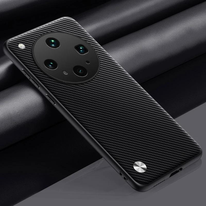 Чехол для OPPO Find X8Ultra из углеродного волокна, защитный чехол из искусственной кожи для OPPO Find X8 X7 Ultra X8S Plus X8 X6 Pro, матовый противоударный бампер