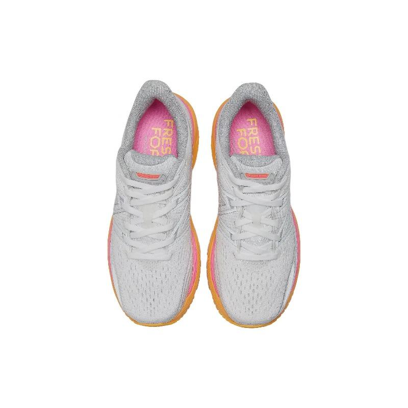 New Balance 860 Женские Белые Оранжевые Низкие Марафонские Беговые Кроссовки Удобная Ткань W860A12