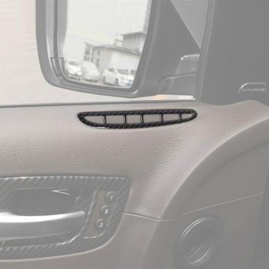 For 2015- Chrysler 300 Carbon Fiber Interior Door Air Vent Frame Trim Cover
