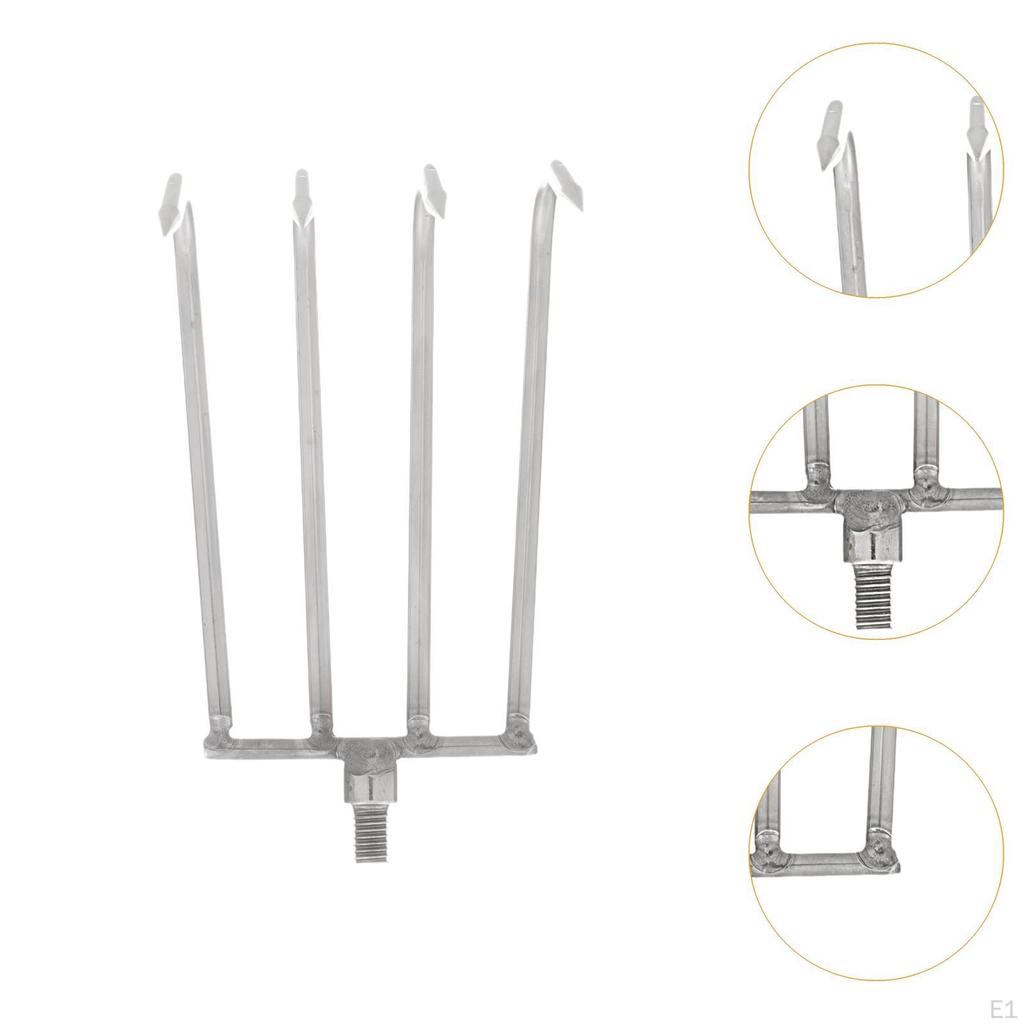 Ручная головка граблей Инструмент для удаления водных растений для рыбалки Легкий Садоводство для сада Ферма