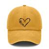 Casual Baseball Cap - Heart & Snowflakes Print Coral Adjustable Breathable Unisex Fashion Cap For Summer Outings, Travel & Daily Wear