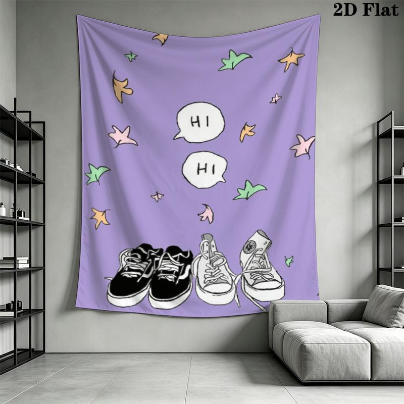 Heartstopper anime1 Wall Tapestry Aesthetic Wall Hanging Printed Fabric Blanket Decorative Tapestries for Bedroom Living Room Home Decor