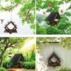Кормушки для птиц уличные подвесные деревянные кормушки для птиц с атмосферостойкой металлической крышей
