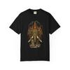 Forge On the March Epic Fantasy T-Shirt Black Front Print Comfort Colors 1717