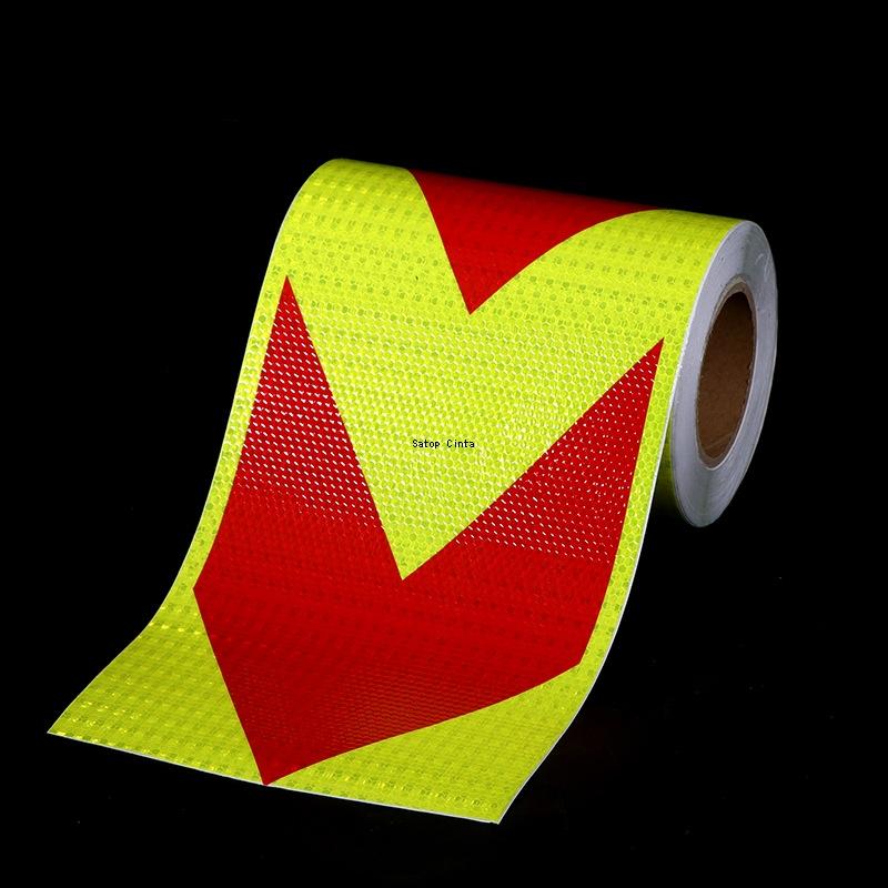 20cm*1M Reflective Tape Fluorescent Yellow High Visibility Reflector Sticker Safety Warning Conspicuity Waterproof Adhesive Film