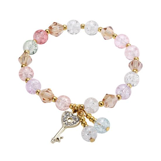 Браслеты на удачу для женщин, винтажные ювелирные изделия ручной работы с подвеской-ключом, свадебные подарки для невест