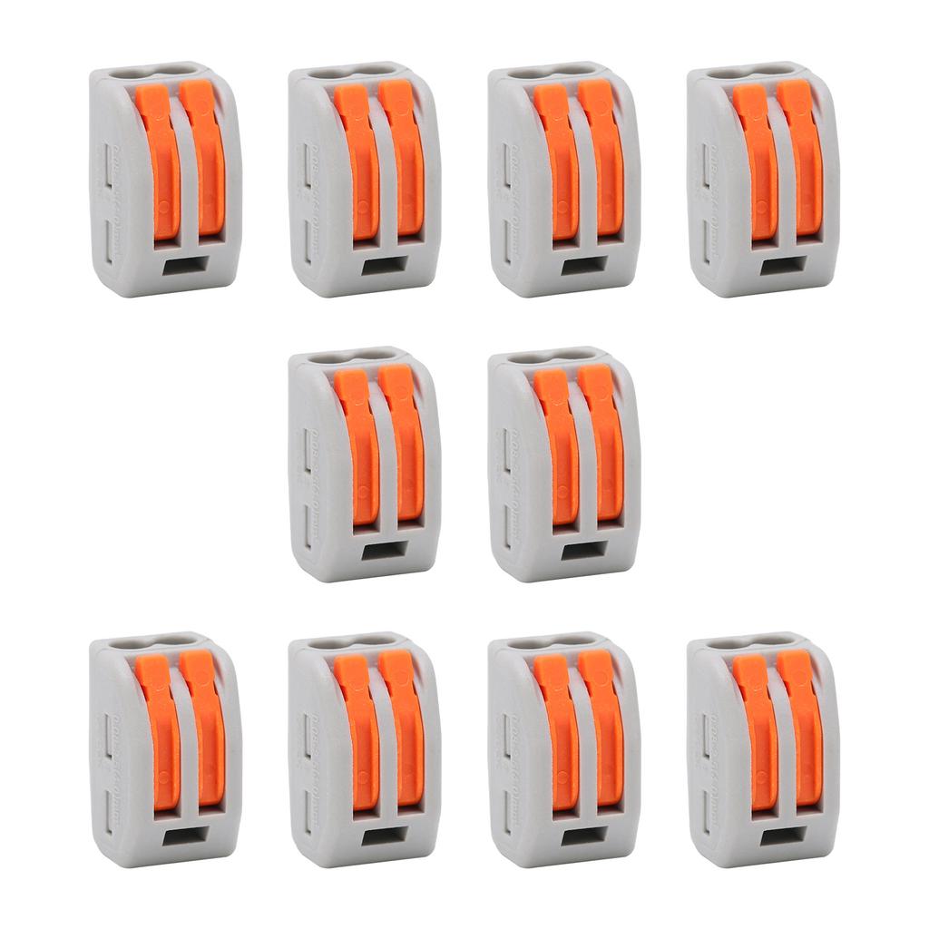 10 шт. зажимной клеммный блок для быстрого проводника гибкий жесткий кабельный разъем PCT212