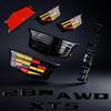 pclrs3 Cadillac XT5 Emblem Cover Premium ABS Material Front Rear Logo Overlay OEM Style Replacement Trunk Badge Car Accessories