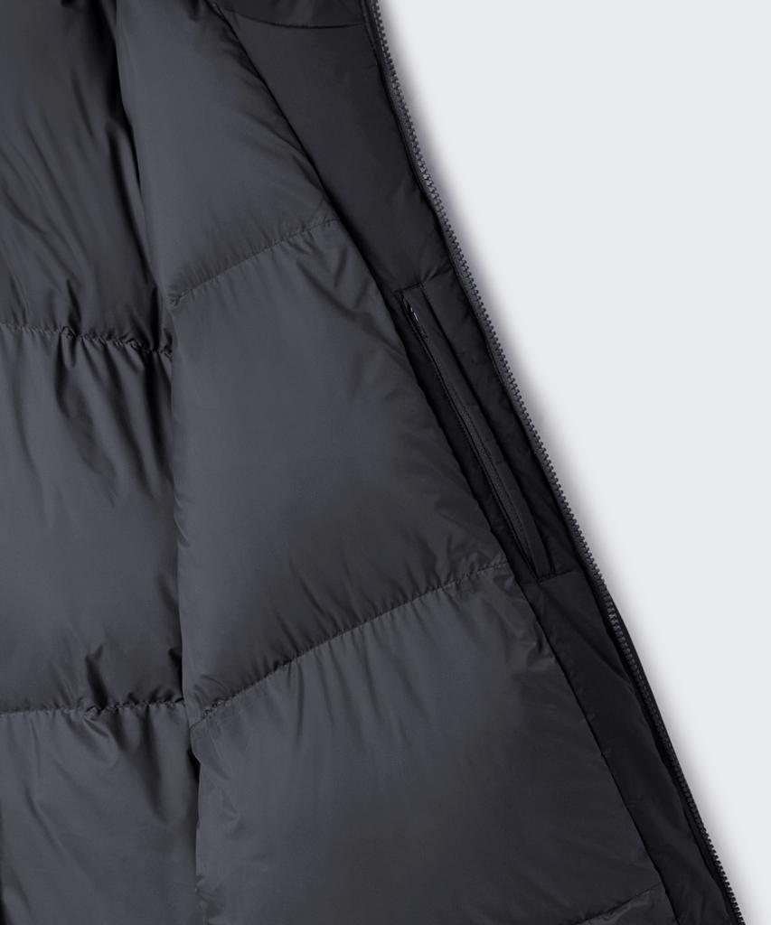 Musinsa Standard Non-Quilted Hooded Padded Jacket [Iron Grey]