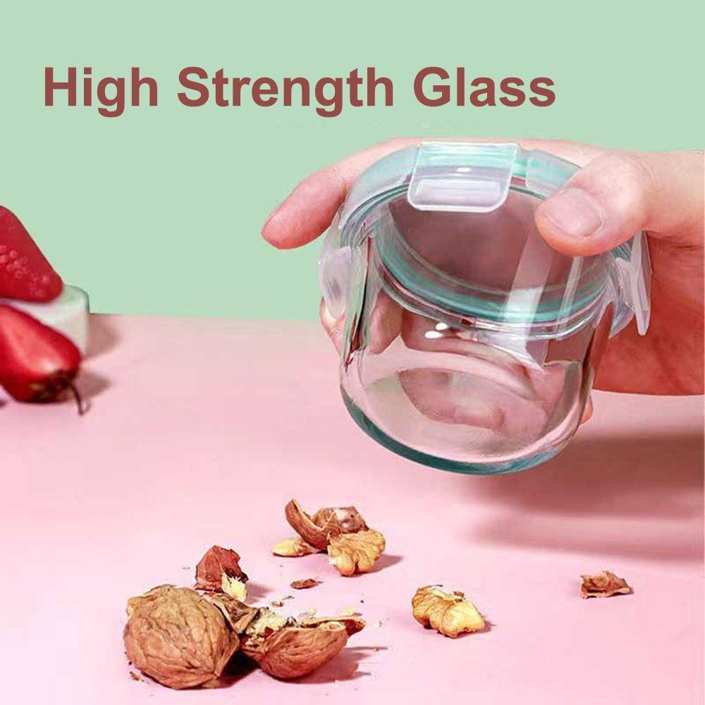 Frozen Baby Food Glass Cup 170ml Baby Food Storage Jar Simple Food Storage Box  Little Ones