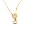 [L1741] - Gold Plated 'Love' Necklace