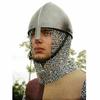 18GA SCA LARP Средневековый стальной носовой шлем Viking Norman Helmet Armor Helmet