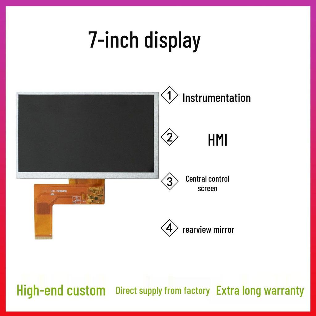 7-дюймовый портативный навигатор 800x480 с 40-контактным дисплеем LCD для панели приборов с функцией Boost