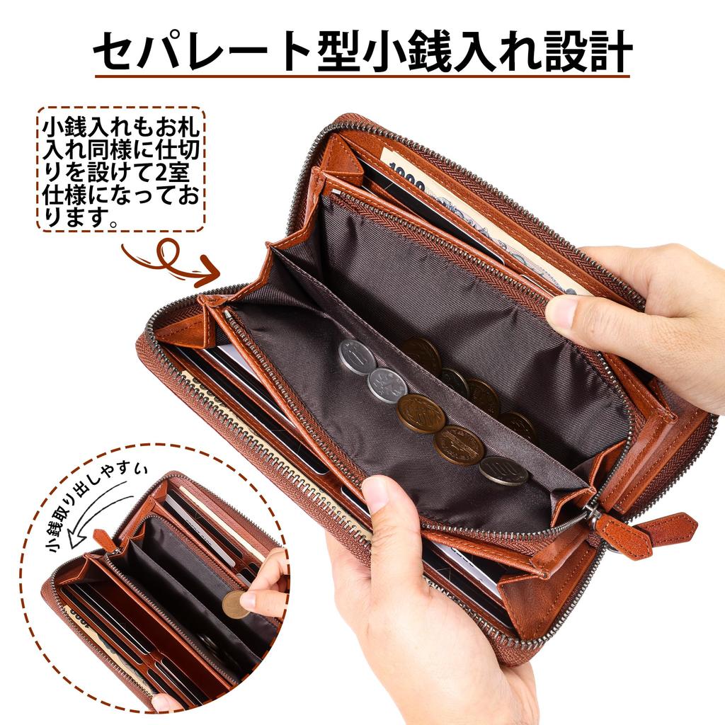 Длинный подлинный большой длинный Сделано из кошелька кожаный подарок на День монет для мужчин и джентльменов [DCLKO] Кошелек, мужской кошелек, кожаный, вместимость, мужской кошелек,