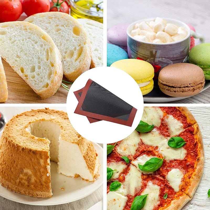 Non-Slip Silicone Baking Mat Dough Rolling Pad Non-Stick Kneading Board Macaron Baking Sheet Fondant Sugar Art Mat for Baking