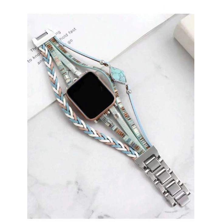 Weave bracelet link For Apple Watch band Series S11 10/8/7/6/3/4/5/9 40mm 41mm 38mm 42mm 44mm 45mm 46mm Strap