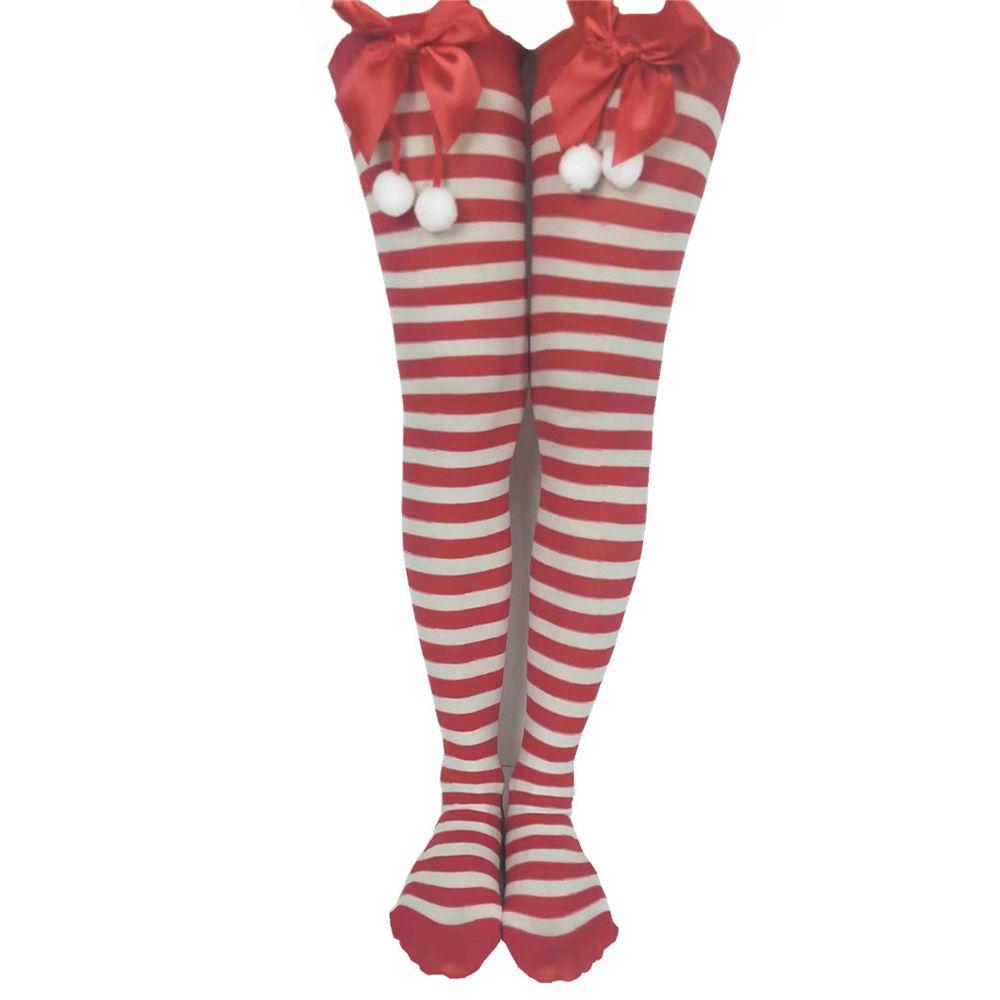 Bow Party Accessories Long tube Stockings Knee socks Christmas